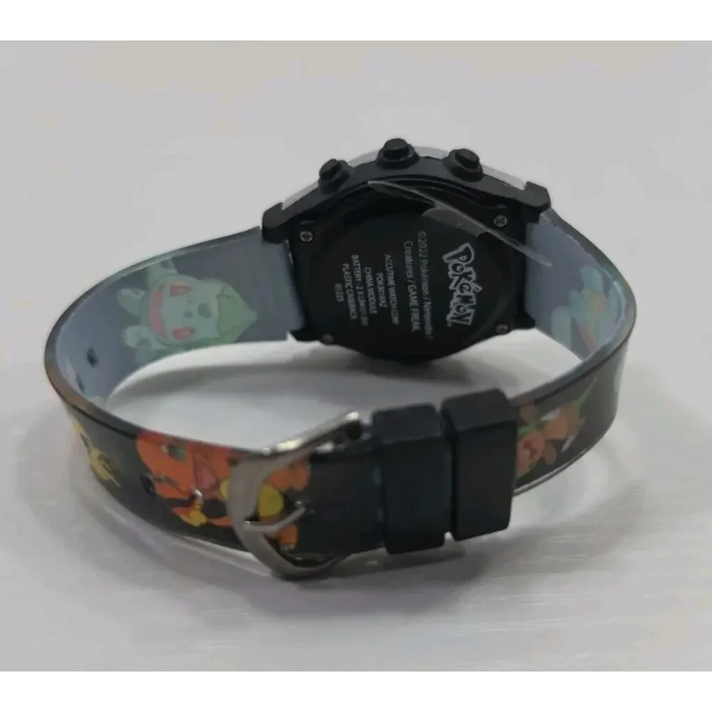 Pokemon Pikachu & Ash Digital Flashing LCD Digital Watch New Battery W256